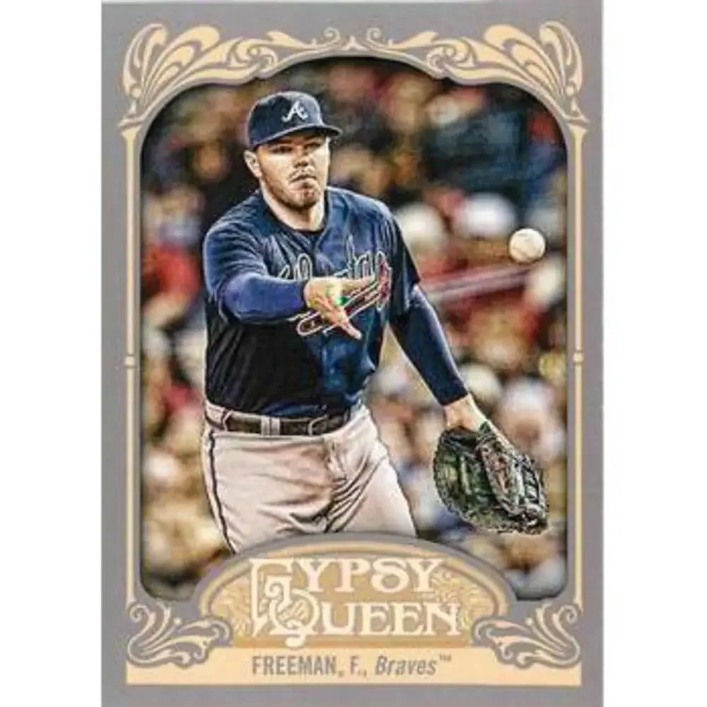 2012 Topps Gypsy Queen Freddie Freeman # 84a Atlanta Braves